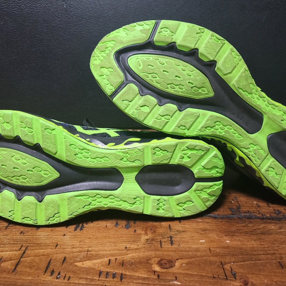 ASICS Men’s Running Shoes - Purple / Lime - Picture 5 of 7